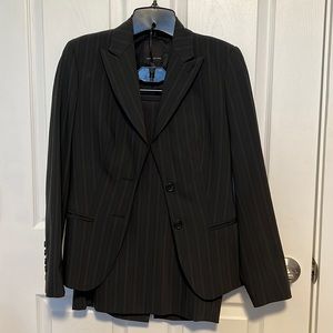 Limited Pinstripe Skirt Suit